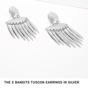 ISO THE 2 BANDITS TUSCON EARRINGS IN SILVER